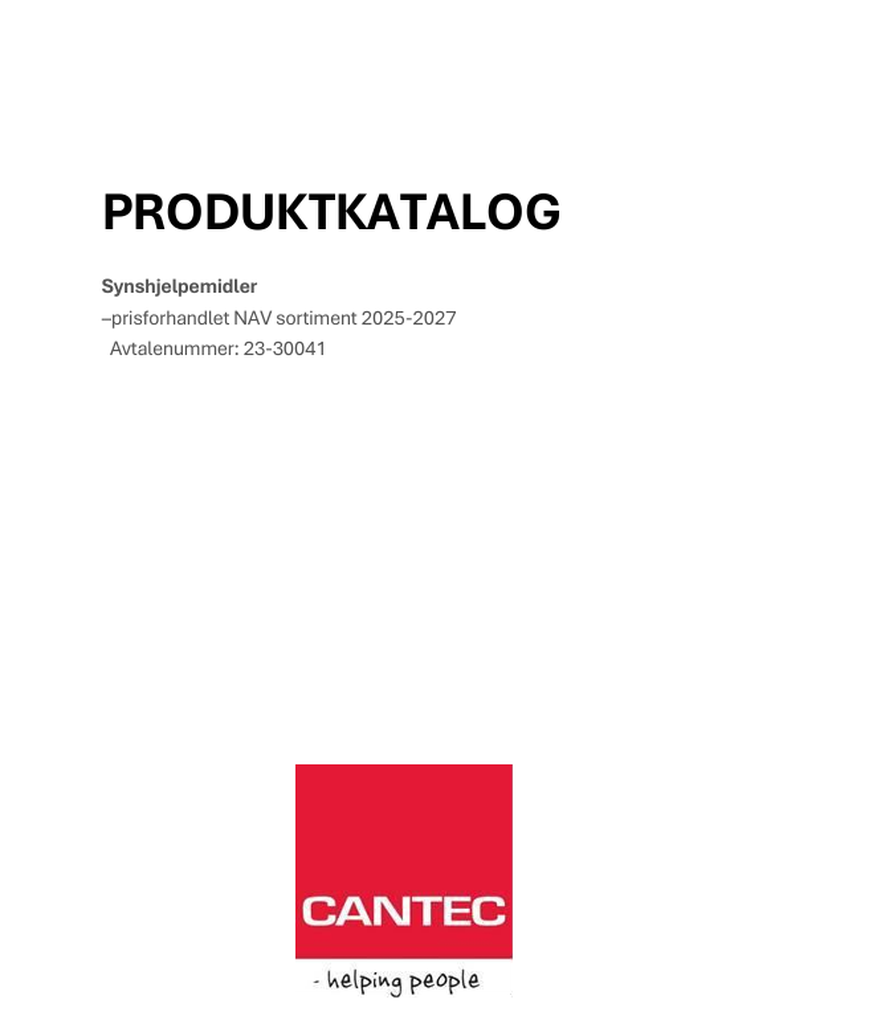 Bilde av katalog med prisforhandlede produkter