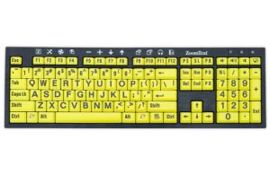 Bilde av Zoom Text Tastatur Gult