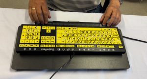 Bilde av tastaturstøtte