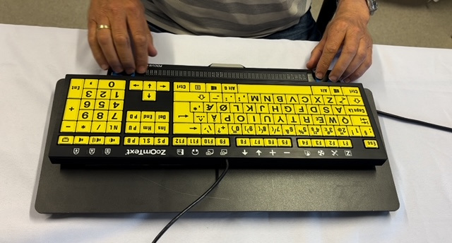 Bilde av tastaturstøtte